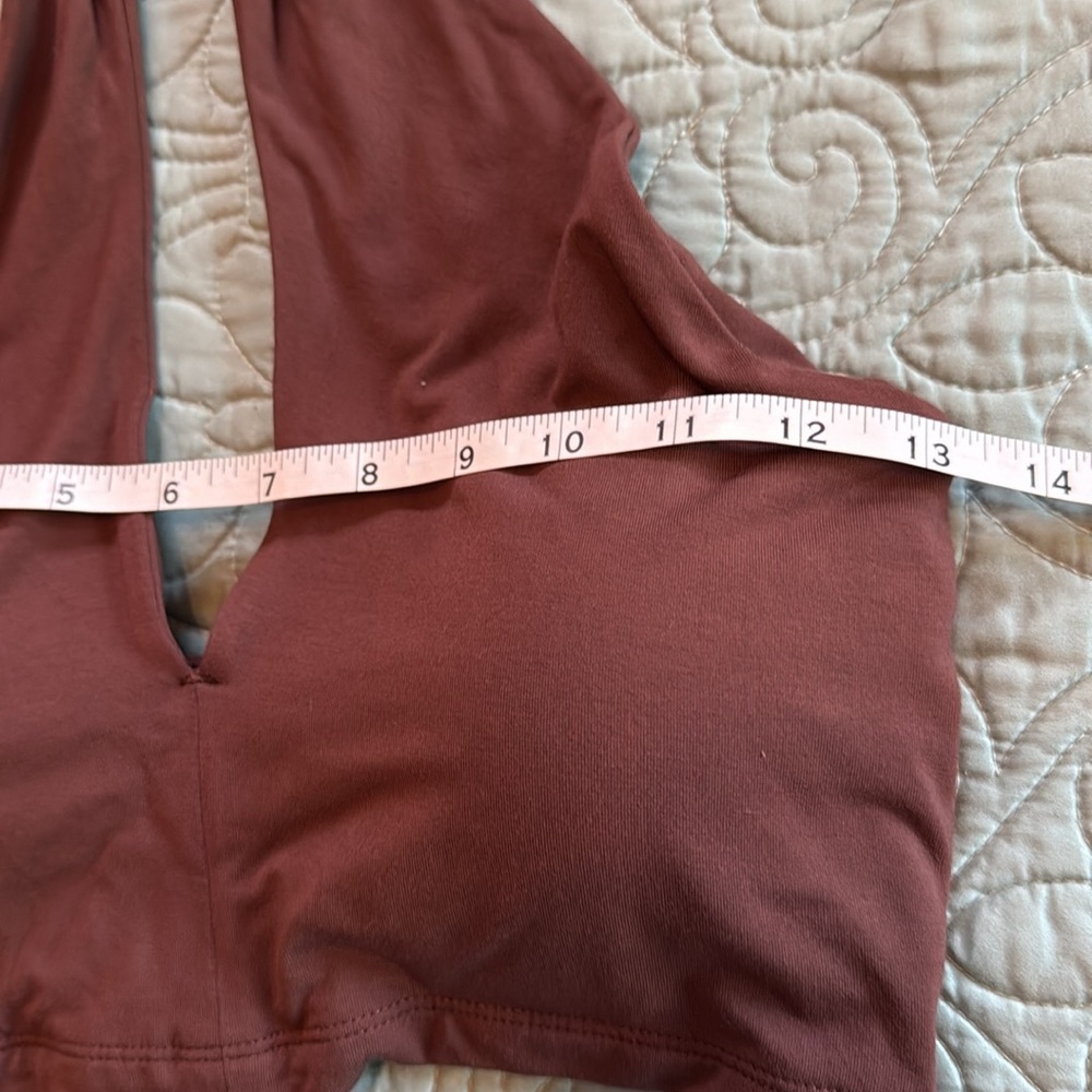 NWT Klassy Network Brown Halter Brami - Picture 5 of 7